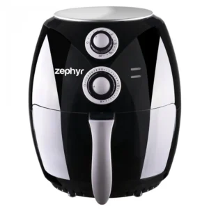 Фритюрник с горещ въздух ZEPHYR ZP 1980 AI , 1600W, 2.6 литра, до 200°C, Таймер, Черен