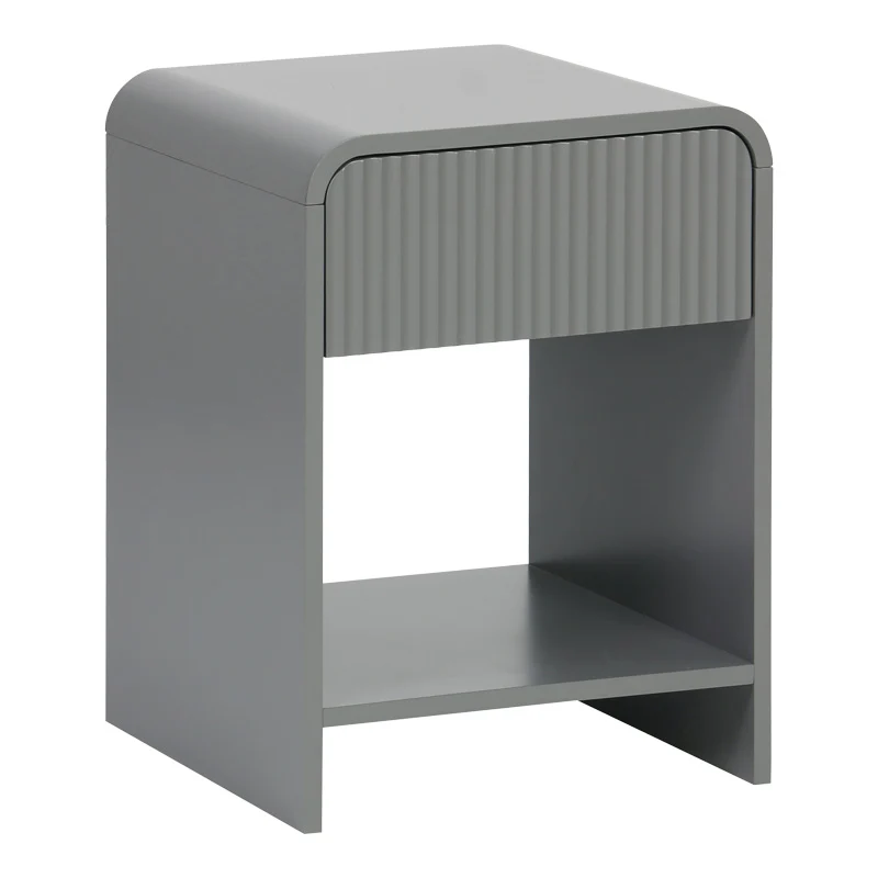 Нощно шкафче Zeplen mdf в сив цвят 40x40x53см