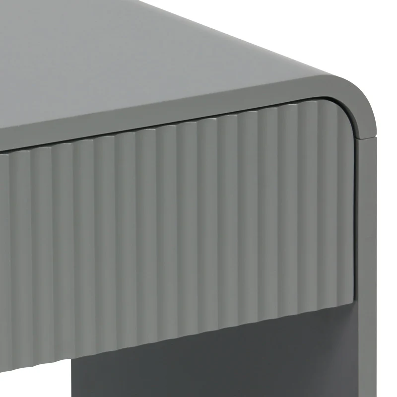 Нощно шкафче Zeplen mdf в сив цвят 40x40x53см