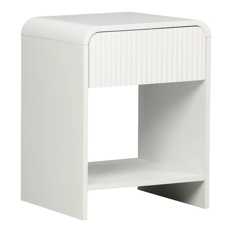 Нощно шкафче Zeplen mdf в бял цвят 40x40x53см