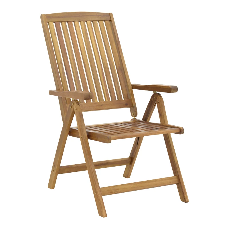 Zerco-Sopho I комплект 5бр естествено акациево дърво масив 200/150x100x75см