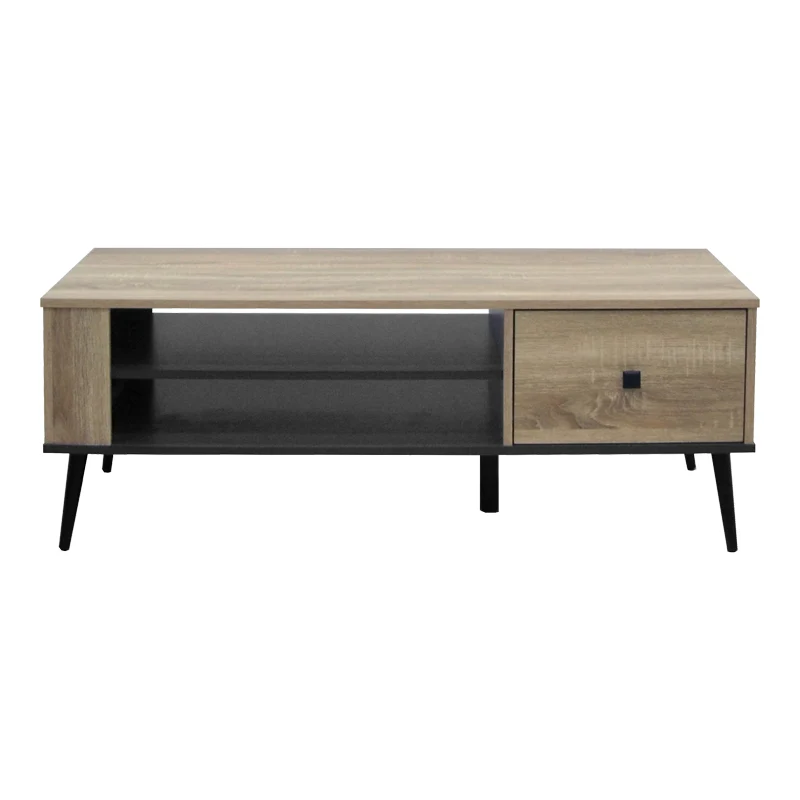 Холна маса Zezan в цвят sonoma-тъмносив 120x51x44.5см