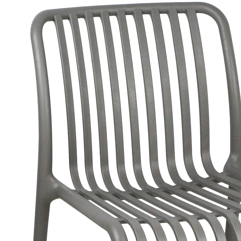 Стол ZOI pp в цвят антрацит 42x58x79см