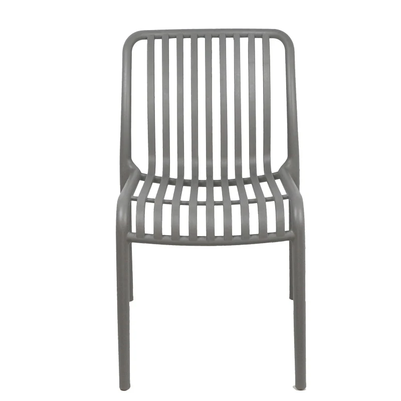 Стол ZOI pp в цвят антрацит 42x58x79см