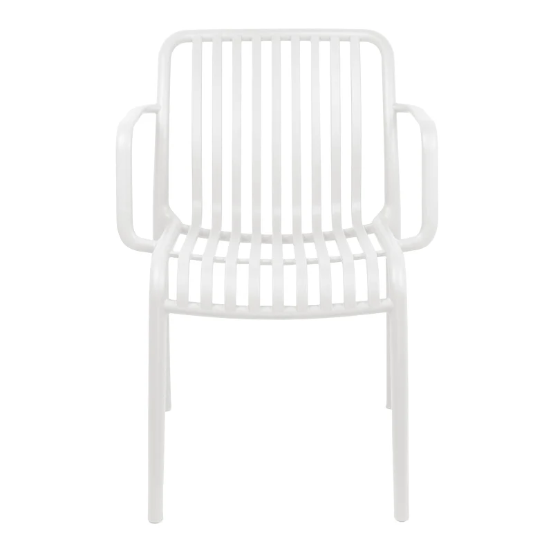 Кресло ZOI pp в бяло 55.5x57.5x79
