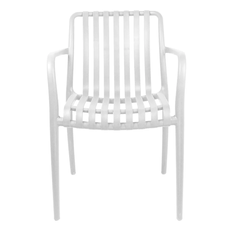 Кресло ZOI pp в бял нюанс 58.5x54x80см